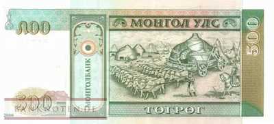 Mongolia - 500  Tugrik (#065_A_UNC)