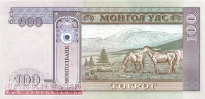 Mongolei - 100  Tugrik (#065b_UNC)