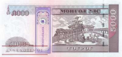 Mongolia - 5.000  Tugrik (#068d_UNC)
