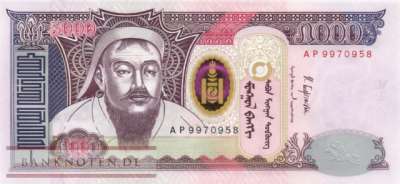 Mongolia - 5.000  Tugrik (#068d_UNC)