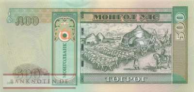 Mongolei - 500  Tugrik (#074b_UNC)