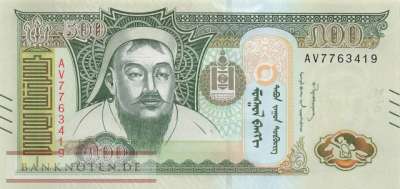 Mongolei - 500  Tugrik (#074b_UNC)