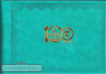 Mongolei: 1 - 20.000 Tugrik im Buch 100 Years (11 Banknoten)