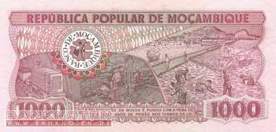 Mozambique - 1.000  Meticais (#128_UNC)