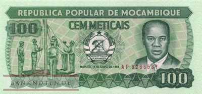 Mozambique - 100  Meticais (#130a1_UNC)