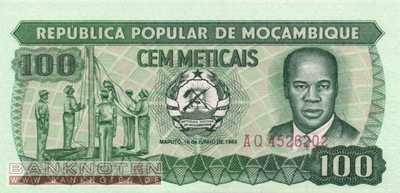 Mozambique - 100  Meticais (#130a2_UNC)