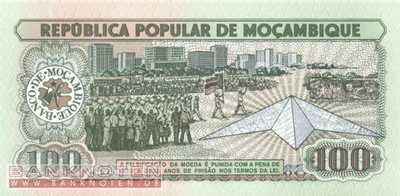 Mozambique - 100 Meticais (#130c_UNC)