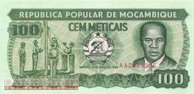 Mozambique - 100 Meticais (#130c_UNC)