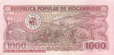 Mozambique - 1.000  Meticais (#132c_UNC)