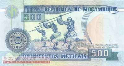 Mozambique - 500  Meticais (#134_UNC)