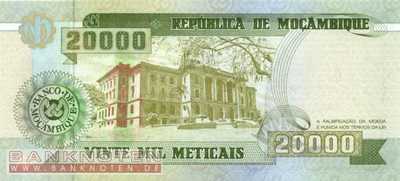 Mozambique - 20.000 Meticais (#140_UNC)