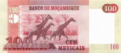 Mozambique - 100 Meticais (#145_UNC)