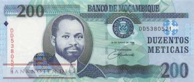 Mozambique - 200  Meticais (#146_UNC)