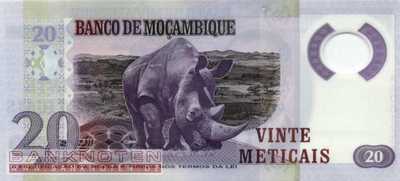 Mozambique - 20  Meticais (#149a_UNC)