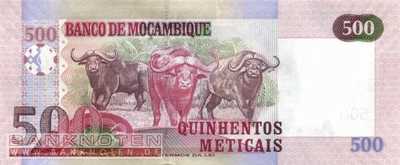 Mozambique - 500  Meticais (#153a_UNC)