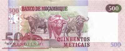 Mozambique - 500  Meticais (#153b_UNC)