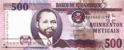 Mozambique - 500  Meticais (#153b_UNC)