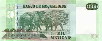 Mozambique - 1.000  Meticais (#154b_UNC)