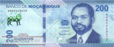 Mozambique - 200  Meticais (#158a_UNC)