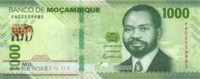 Mozambique - 1.000  Meticais (#160a_UNC)