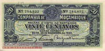 Mozambique - 20  Centavos (#R029_AU)