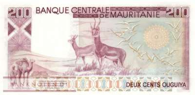 Mauritania - 200  Ouguiya (#003B_UNC)