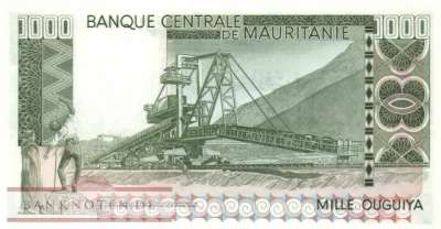 Mauritania - 1.000  Ouguiya (#003C_UNC)