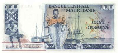 Mauretania - 100  Ouguiya (#003_A_UNC)