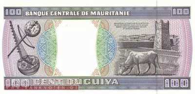 Mauretanien - 100  Ouguiya (#004h_UNC)