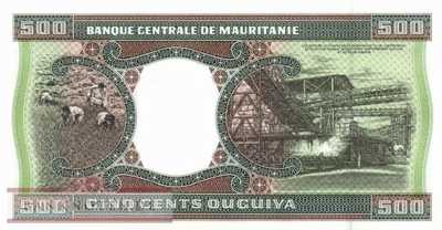 Mauretanien - 500  Ouguiya (#006g_UNC)