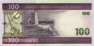 Mauretanien - 100  Ouguiya (#010c_UNC)
