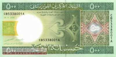 Mauritania - 500  Ouguiya (#012b_UNC)