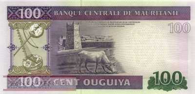 Mauretania - 100  Ouguiya (#016a_UNC)