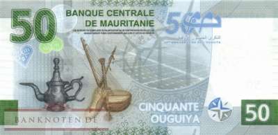 Mauretanien - 50  Ouguiya - Gedenkbanknote (#028a-3_UNC)