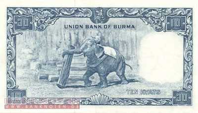 Myanmar - 10  Kyats (#048a_UNC)