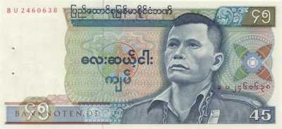 Myanmar - 45  Kyats (#064_UNC)