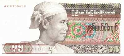 Myanmar - 75  Kyats (#065_AU)