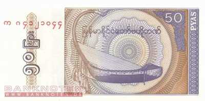 Myanmar - 50  Pyas (#068_UNC)