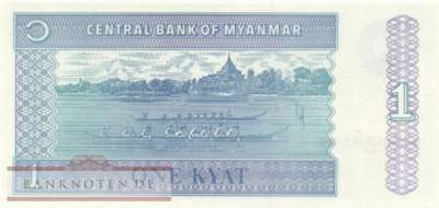 Myanmar - 1  Kyat (#069-2_UNC)