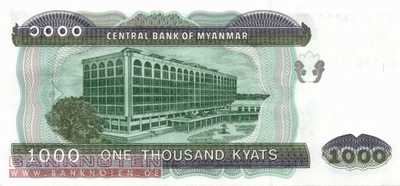 Myanmar - 1.000  Kyats (#080_UNC)