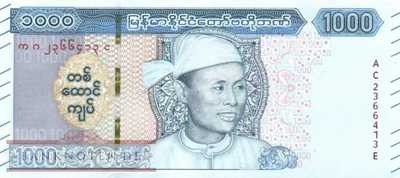 Myanmar - 1.000  Kyats (#086_UNC)