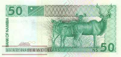 Namibia - 50  Namibia Dollars (#002a_UNC)