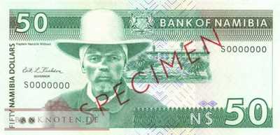 Namibia - 50  Namibia Dollars - SPECIMEN (#002s_UNC)