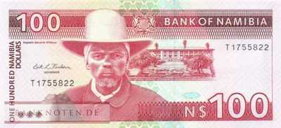 Namibia - 100  Namibia Dollars (#003a_UNC)
