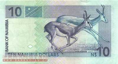 Namibia - 10  Namibia Dollars (#004c_UNC)