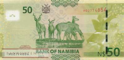 Namibia - 50  Namibia Dollars (#013d_UNC)