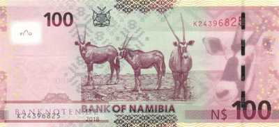 Namibia - 100  Namibia Dollars (#014b_UNC)