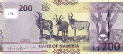 Namibia - 200  Namibia Dollars (#015c_UNC)