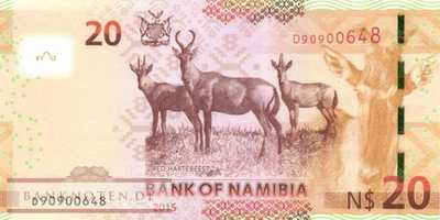 Namibia - 20  Namibia Dollars (#017a_UNC)