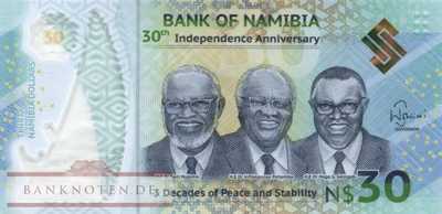 Namibia - 30  Namibia Dollars (#018_UNC)